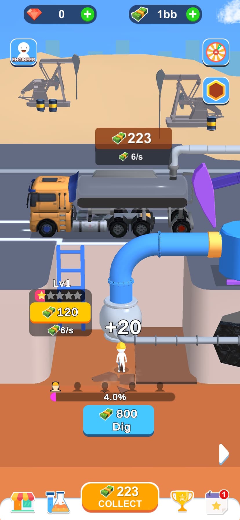 Idle Oil Well screenshot 1 - screenshot