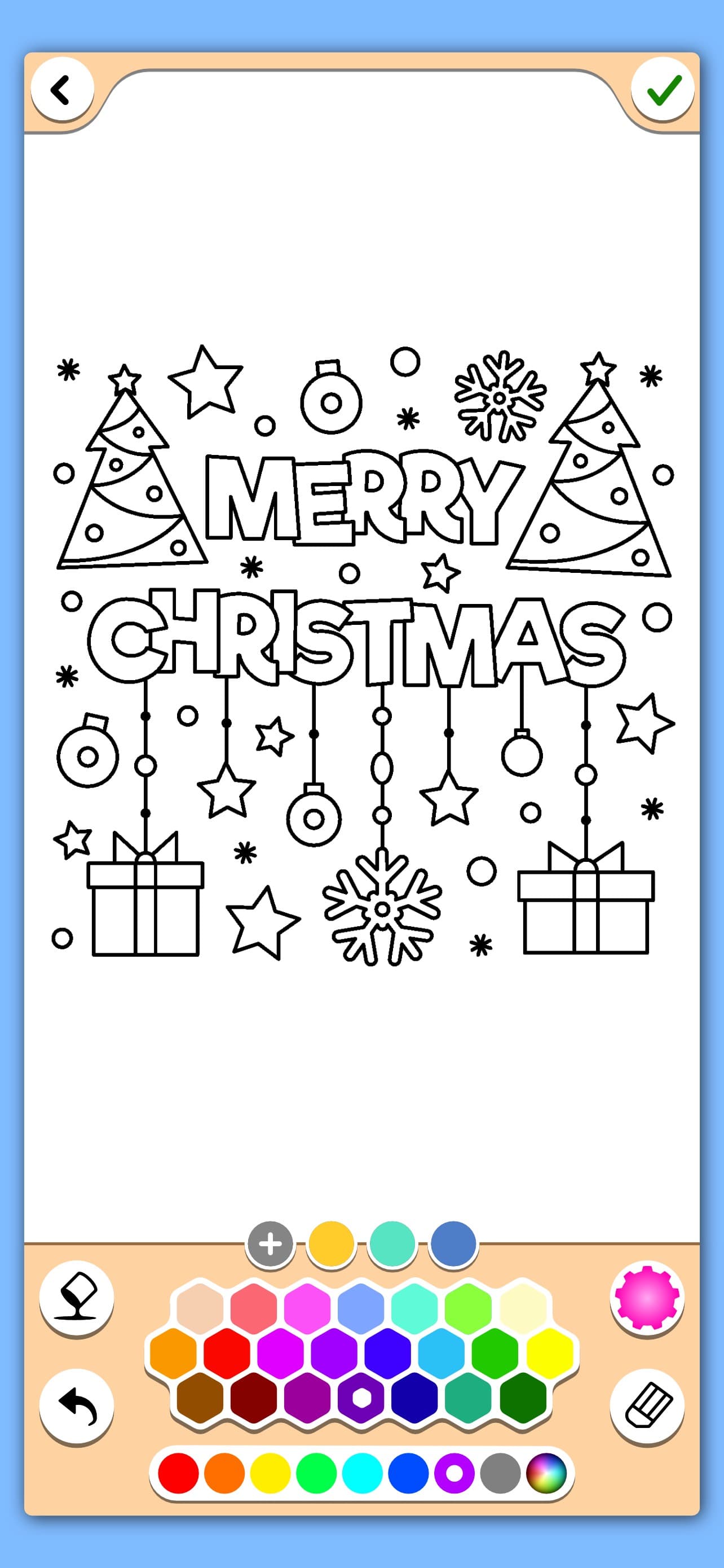 Christmas coloring for all screenshot 2 - screenshot