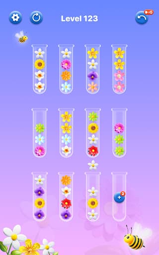 Blossom Sorting: flower games screenshot 5 - screenshot