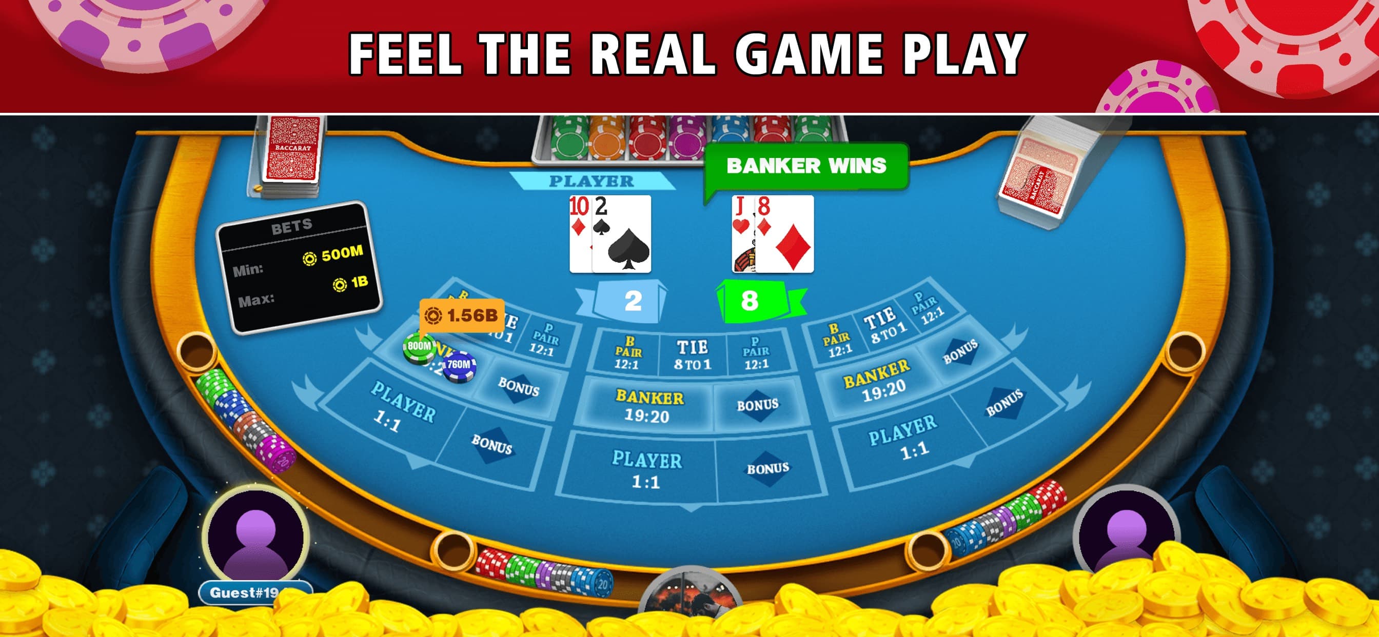 Baccarat - Casino Style screenshot 1 - screenshot