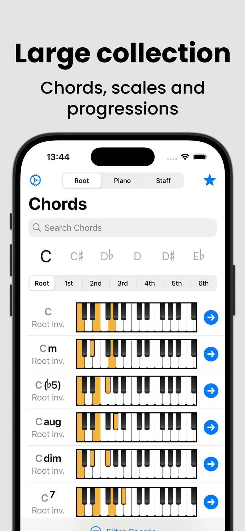 Piano Chords and Scales screenshot 1 - screenshot