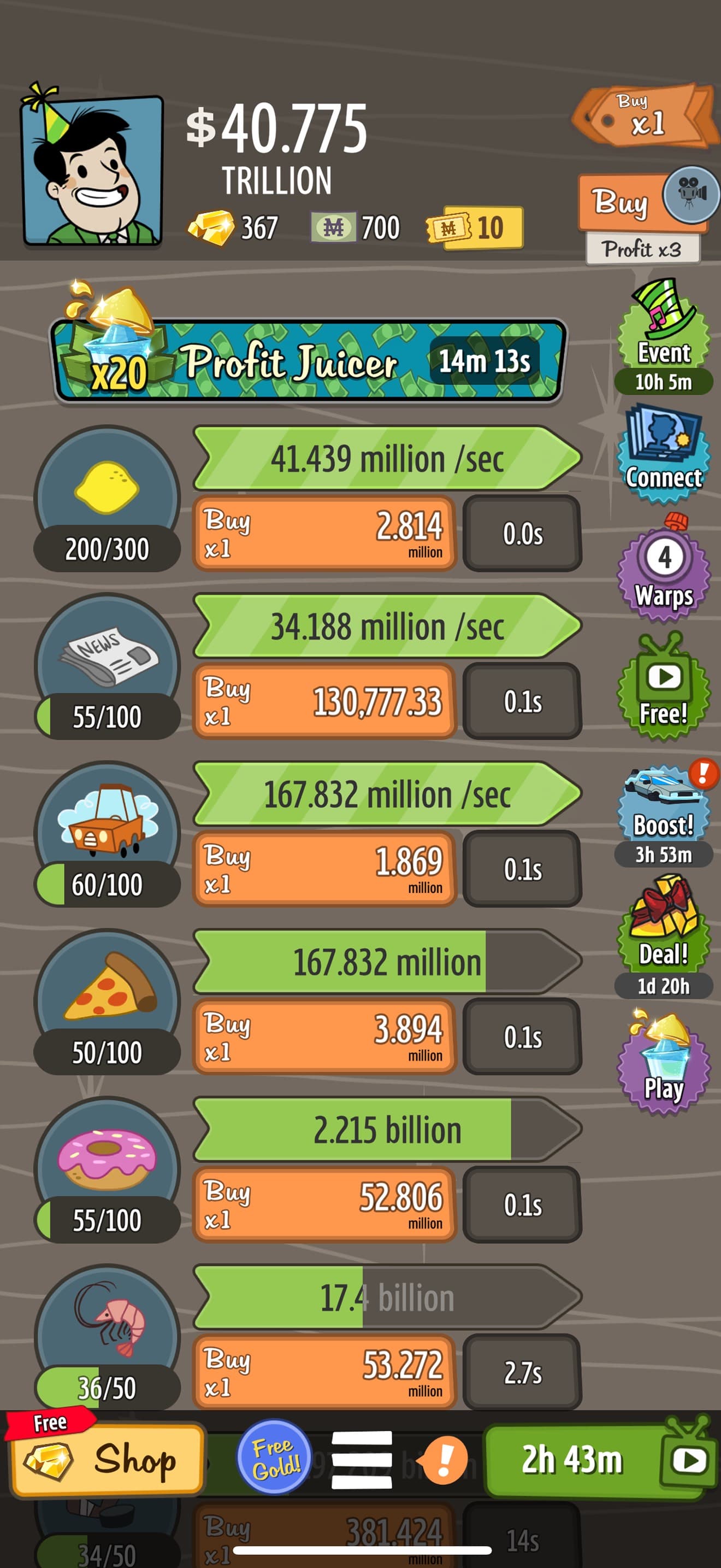 AdVenture Capitalist：Simulator screenshot 8 - screenshot