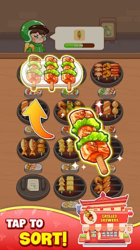 BBQ Skewer Sort: Food Lover screenshot 15 - screenshot