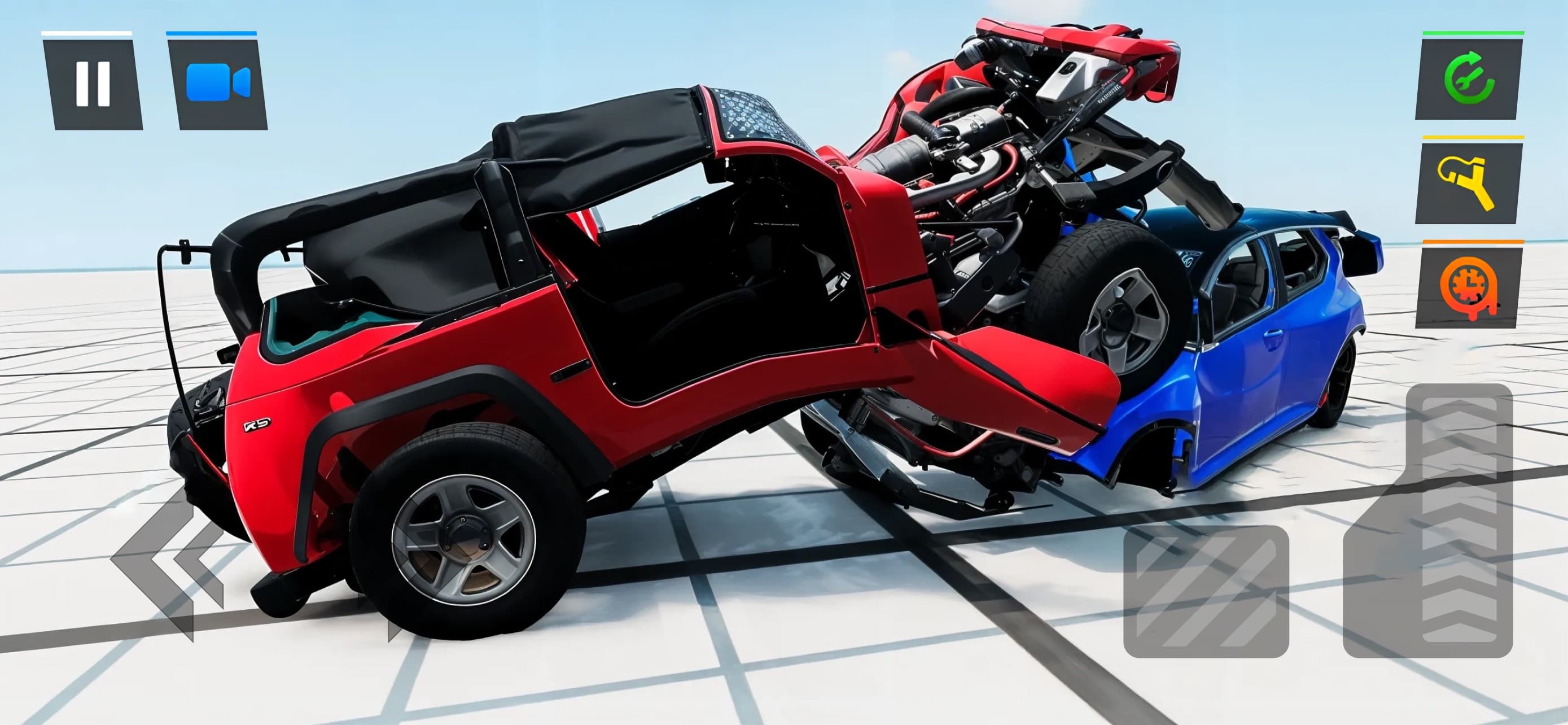 Stunt Car Crash Simulator 3D screenshot 1 - screenshot