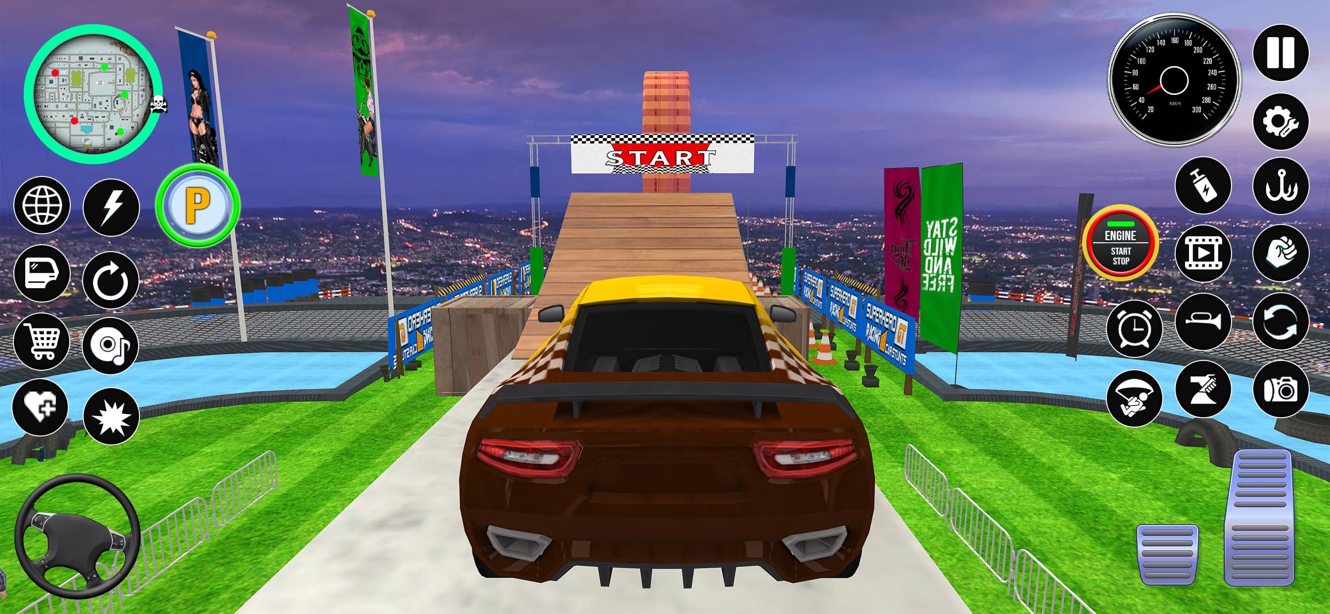 Superhero GT Racing Car Stunt screenshot 4 - screenshot