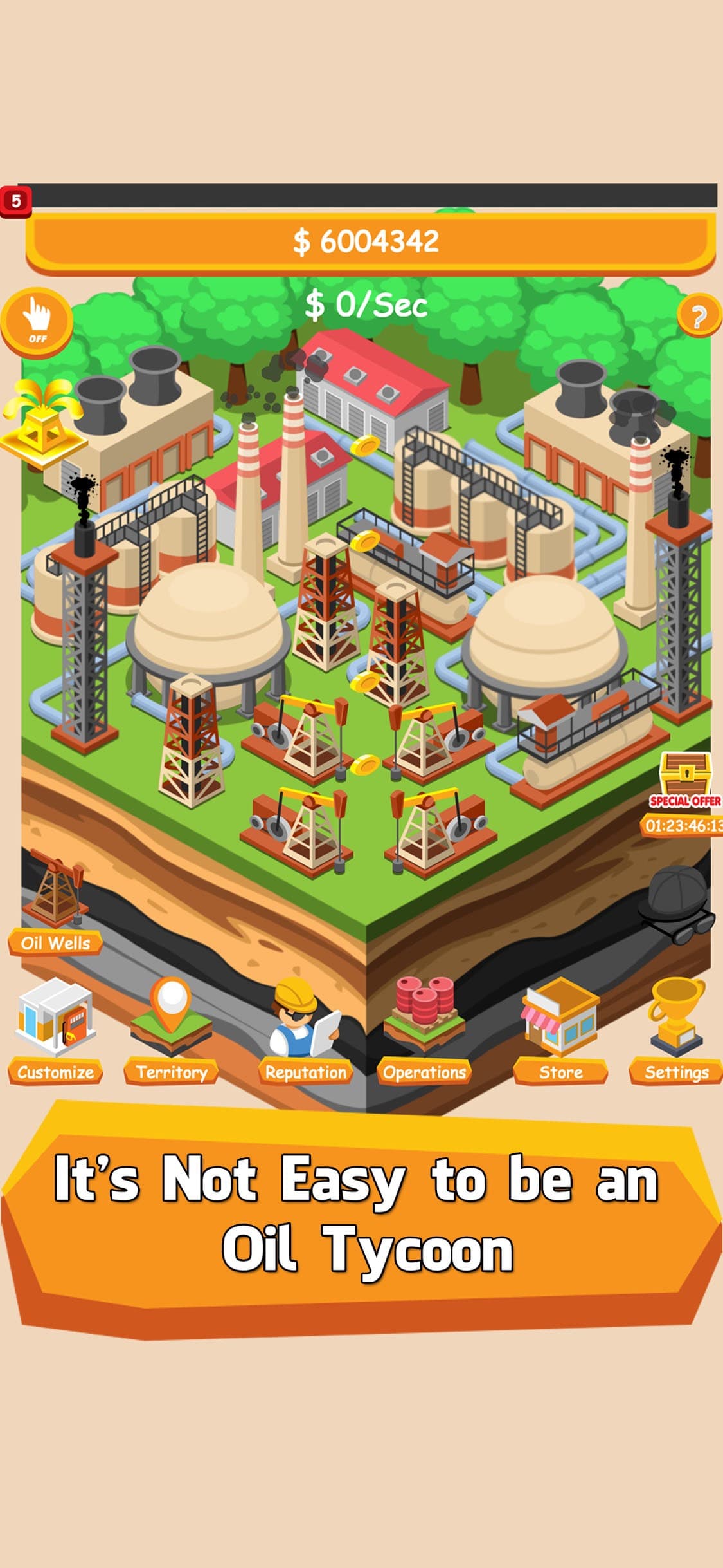 Oil Tycoon: Idle Empire Games screenshot 1 - screenshot