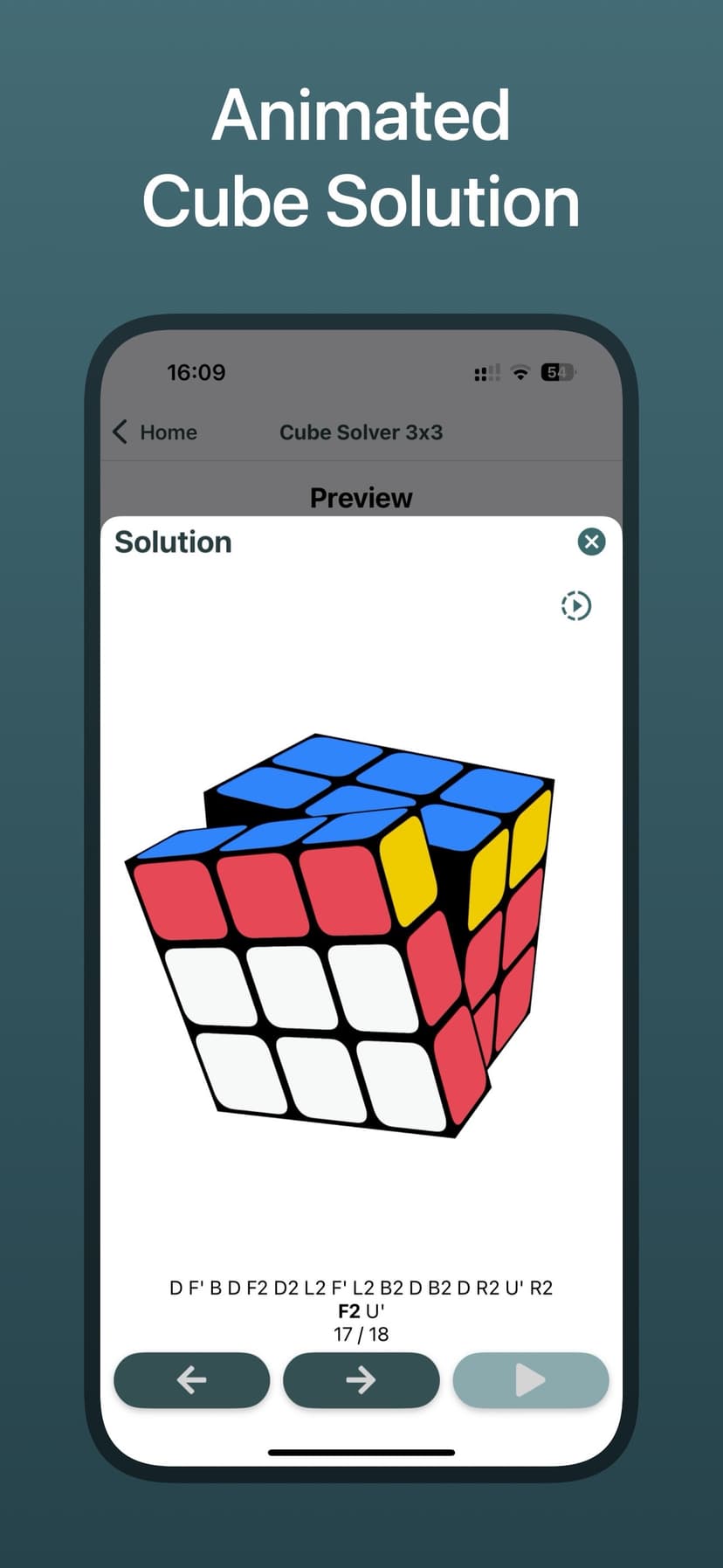 Rubix Cube Solver CubeXpert screenshot 3 - screenshot