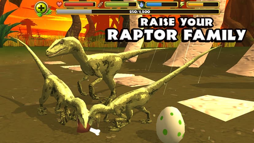 Dino Simulator: Velociraptor screenshot 3 - screenshot