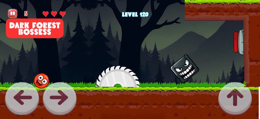 Plants Ball 5 - Red Ball Game screenshot 4 - screenshot