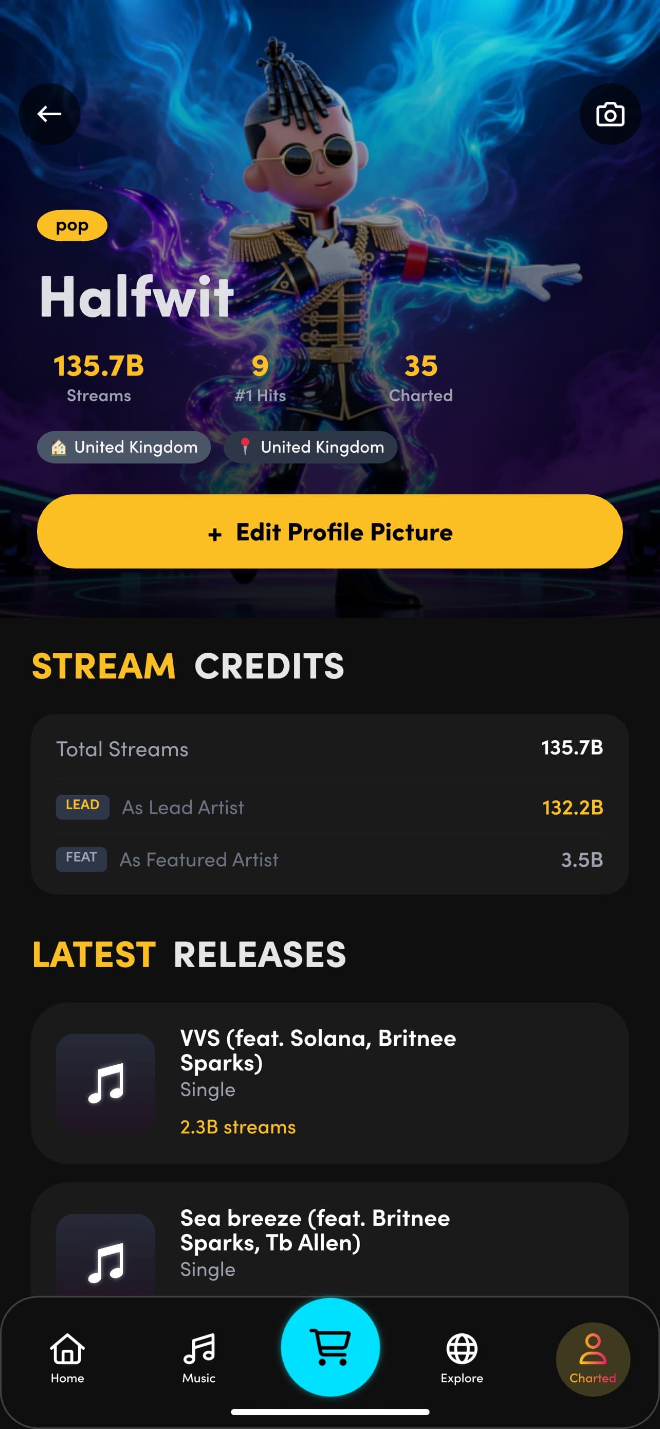 Music Star Life Sim – Charted screenshot 1 - screenshot