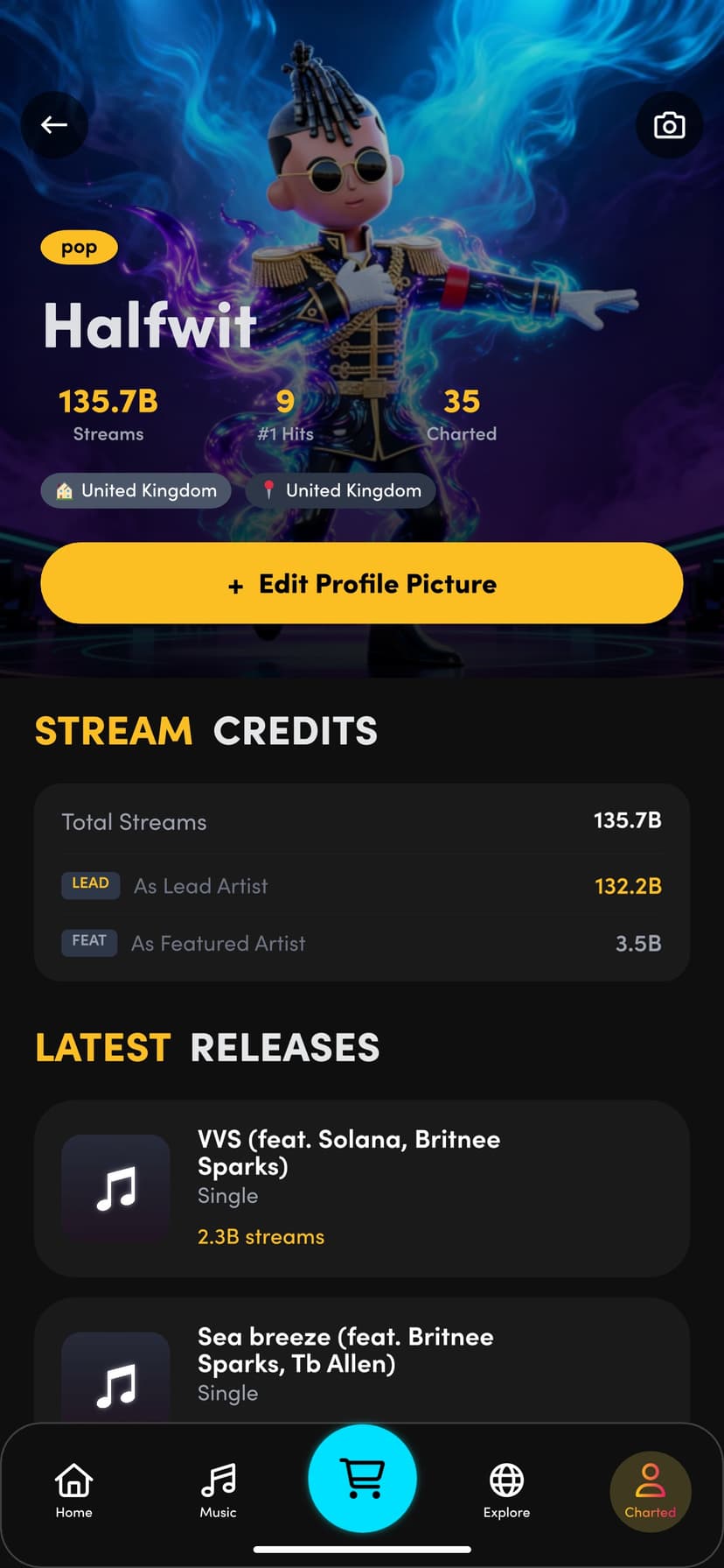 Music Star Life Sim – Charted screenshot 1 - screenshot