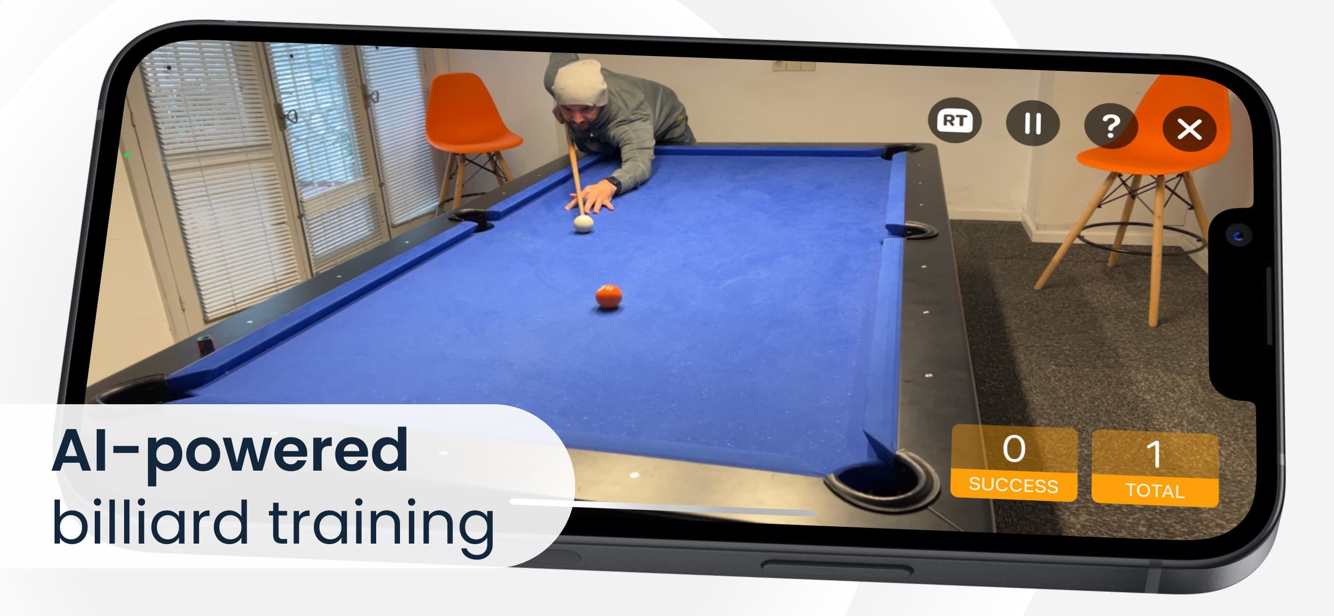 DrillRoom: AI Pool Trainer screenshot 1 - screenshot