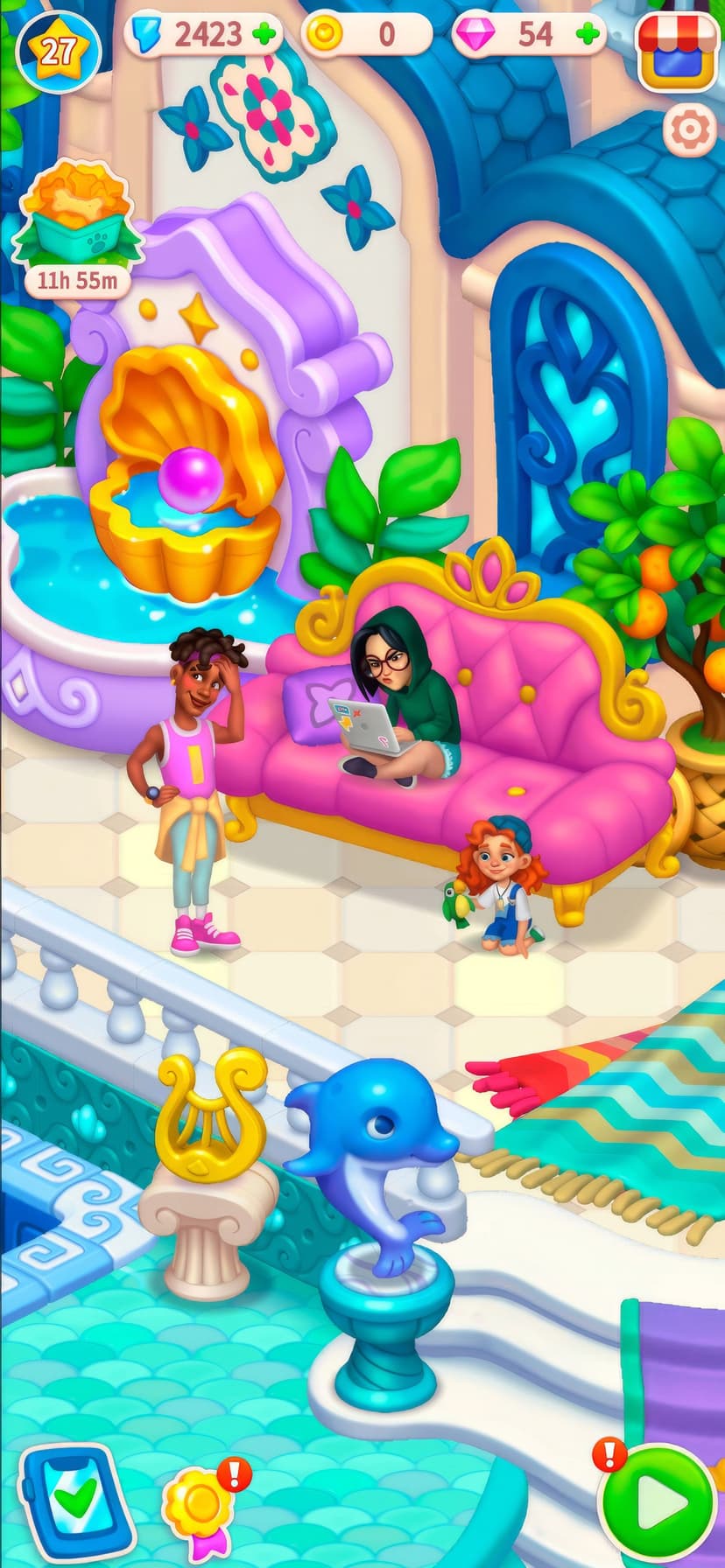 Secrets of Paradise Merge Game screenshot 7 - screenshot