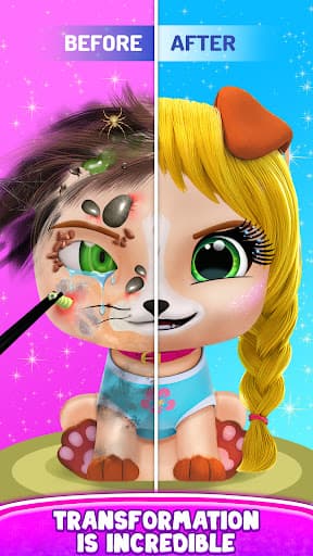 Hairstyle: pet care salon game screenshot 6 - screenshot