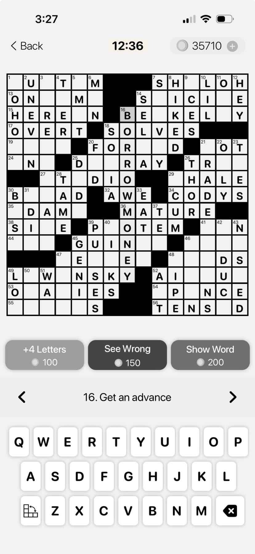 Classic Crossword Puzzles screenshot 2 - screenshot