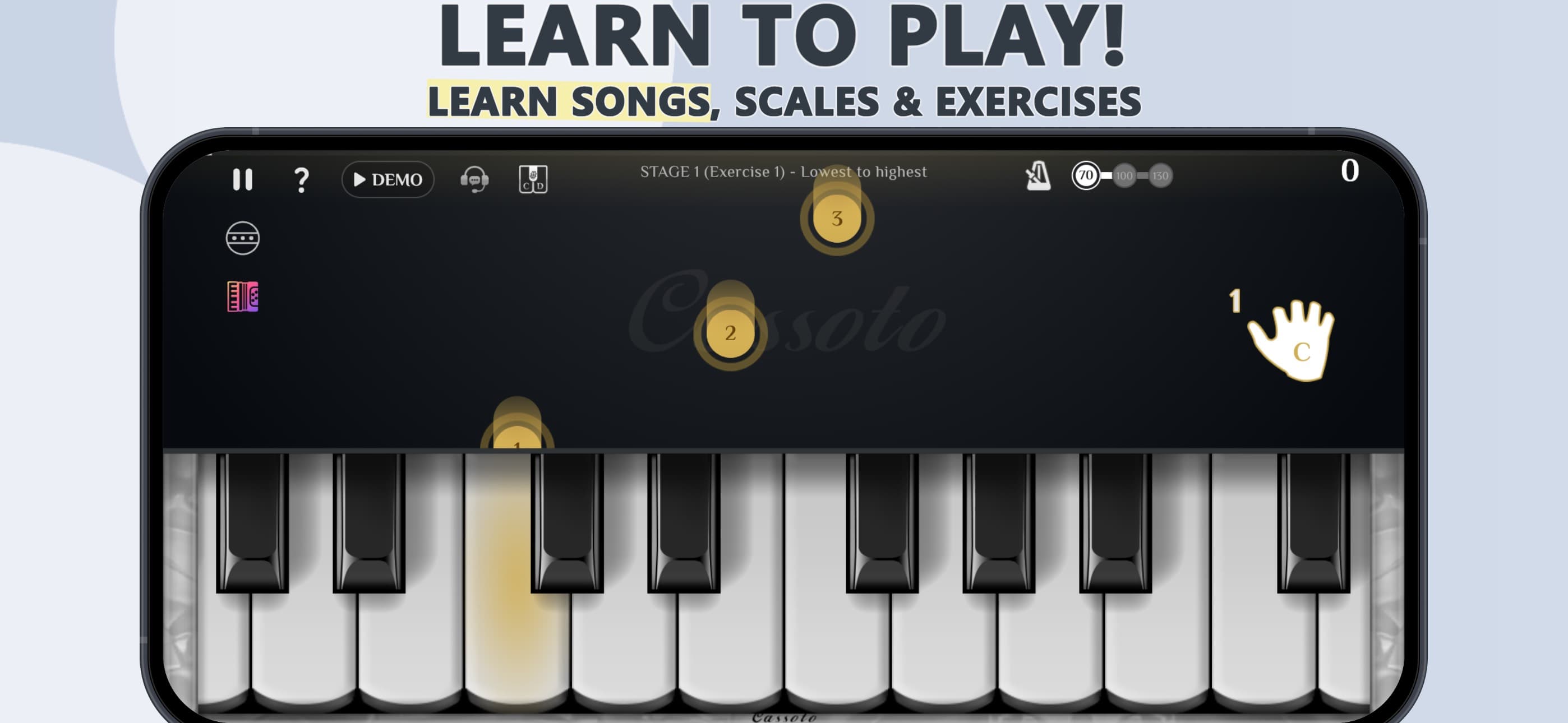 Accordion Piano Cassoto screenshot 2 - screenshot