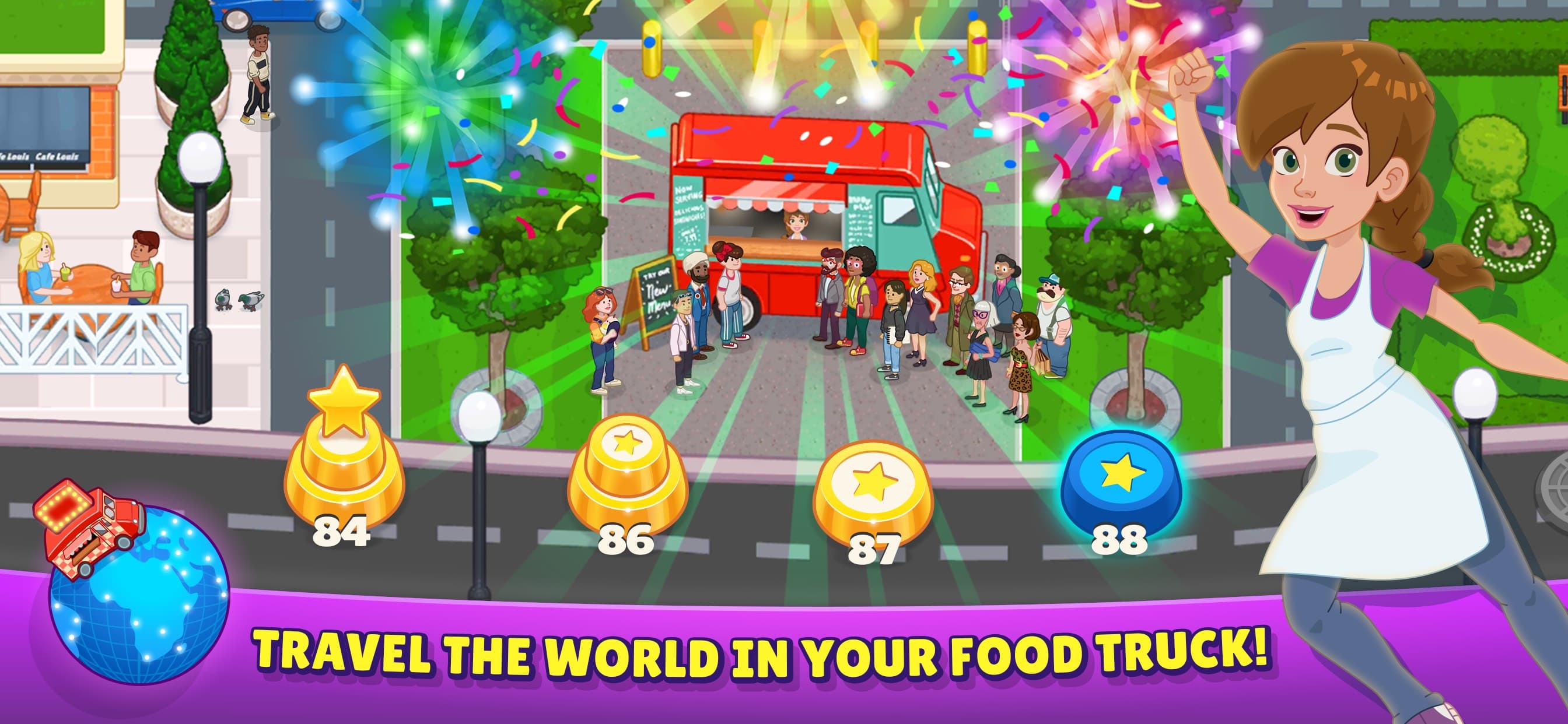 Kitchen Scramble 2: World Cook screenshot 2 - screenshot