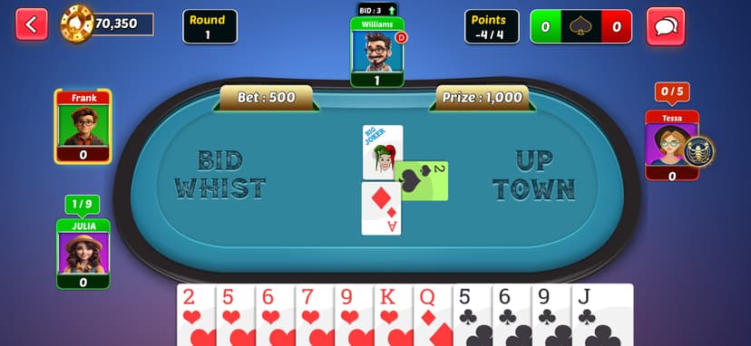 Spades Bid Whist: Card Games screenshot 5 - screenshot