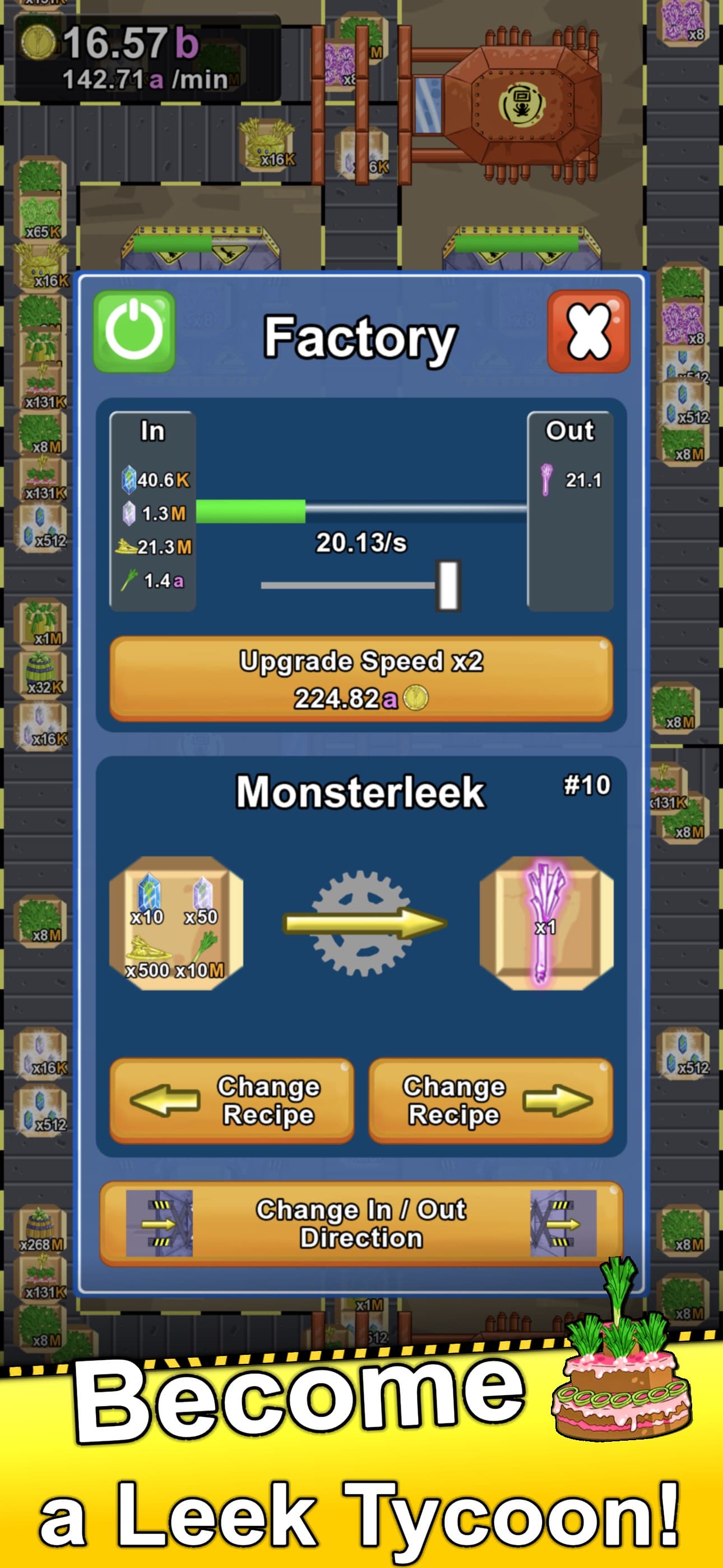 Leek Factory Tycoon screenshot 5 - screenshot