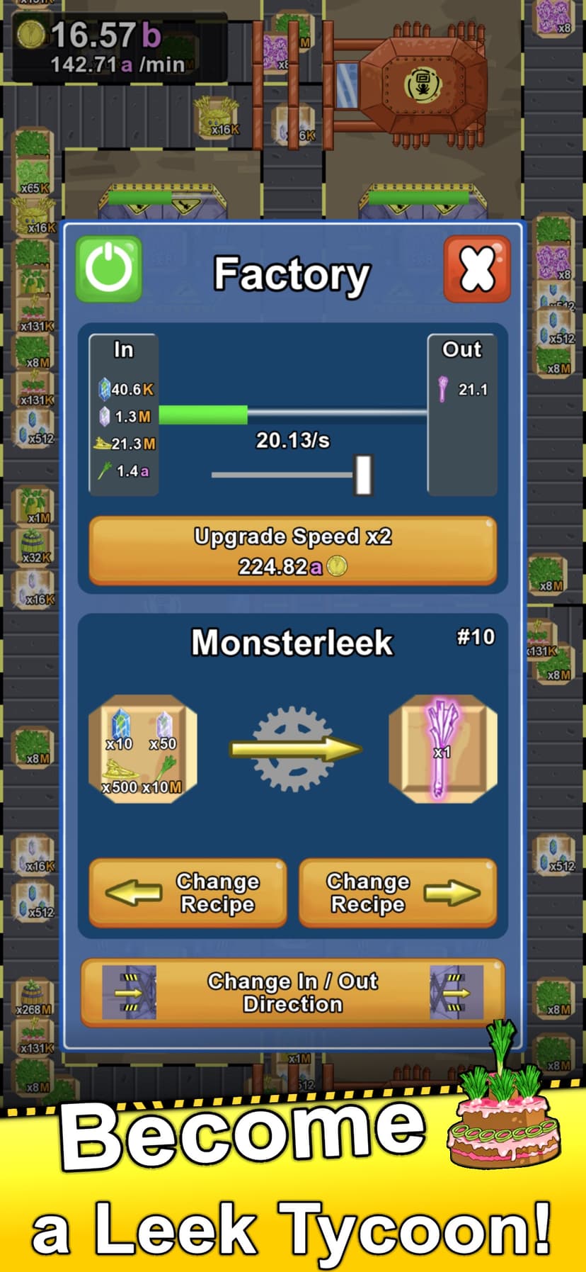 Leek Factory Tycoon screenshot 5 - screenshot