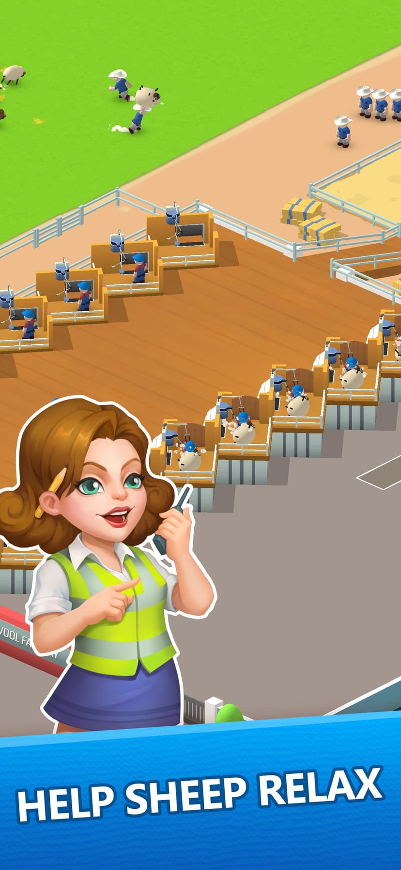 Wool Inc:Idle Factory Tycoon screenshot 1 - screenshot