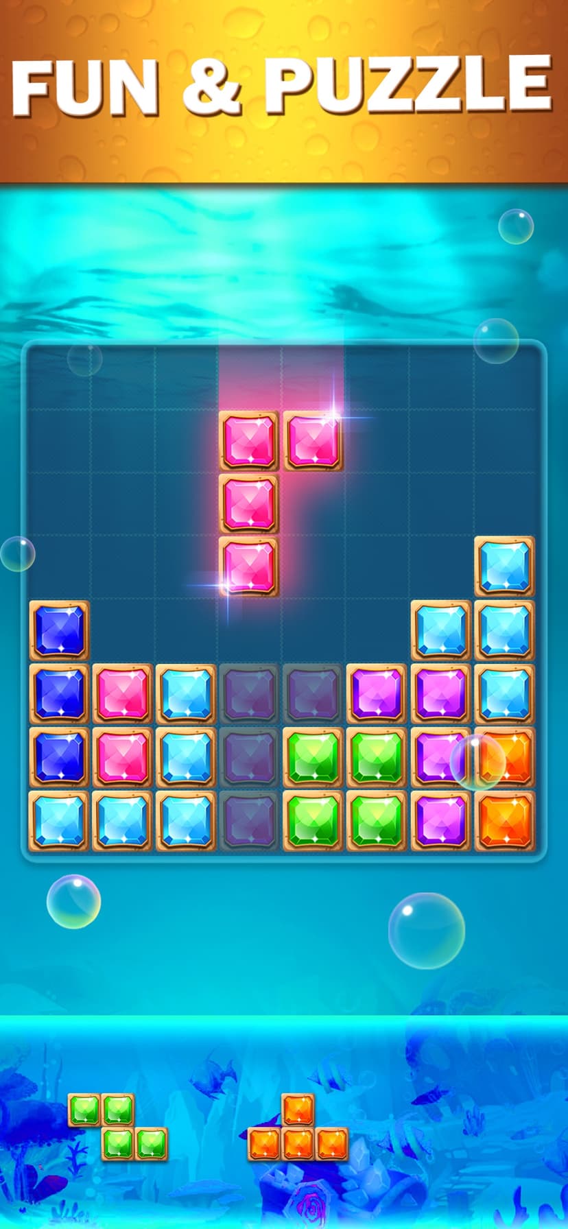 Jewels Block Puzzle screenshot 1 - screenshot