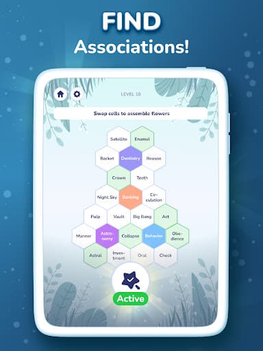 Hexa Words: Sort Associations screenshot 13 - screenshot