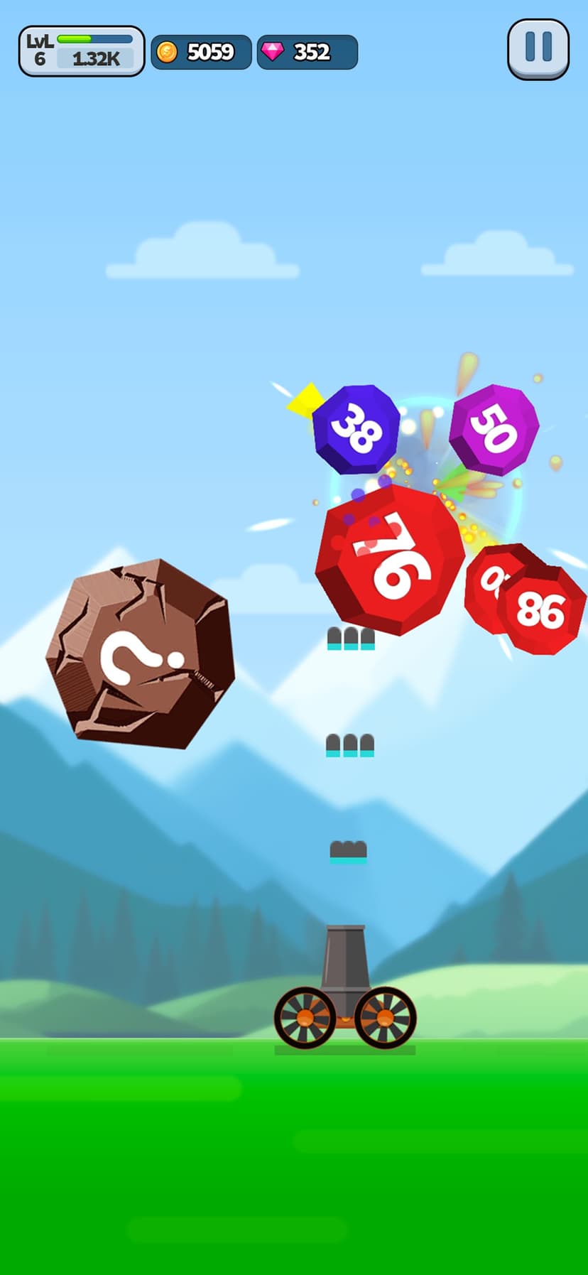 Ball Blast Cannon blitz mania screenshot 1 - screenshot