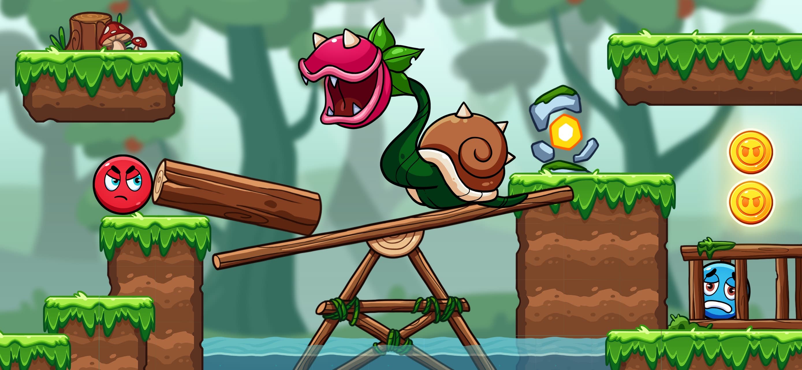 Ball V - Red Boss Challenge screenshot 1 - screenshot