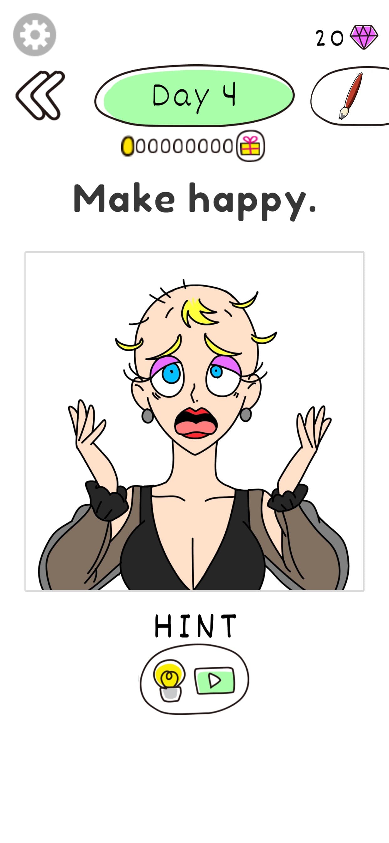 Draw Happy Beauty:Drawing Game screenshot 1 - screenshot