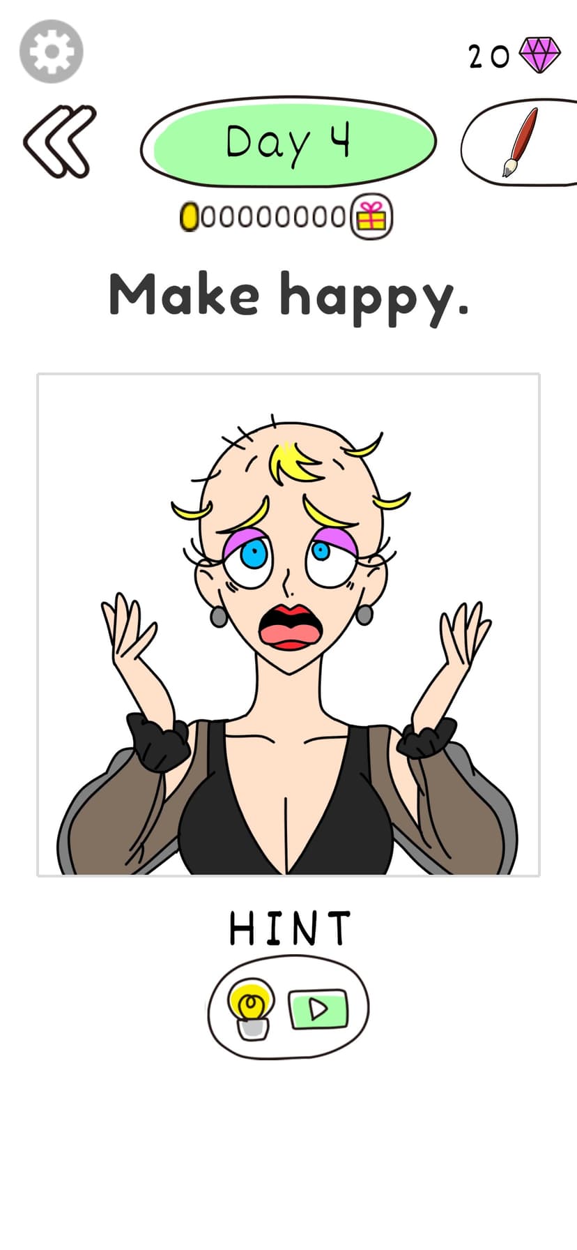 Draw Happy Beauty:Drawing Game screenshot 1 - screenshot