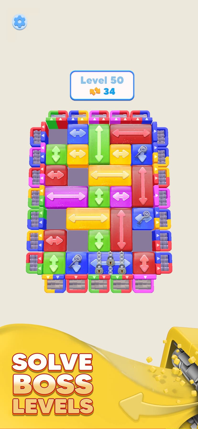 Color Blocks 3D: Slide Puzzle screenshot 3 - screenshot