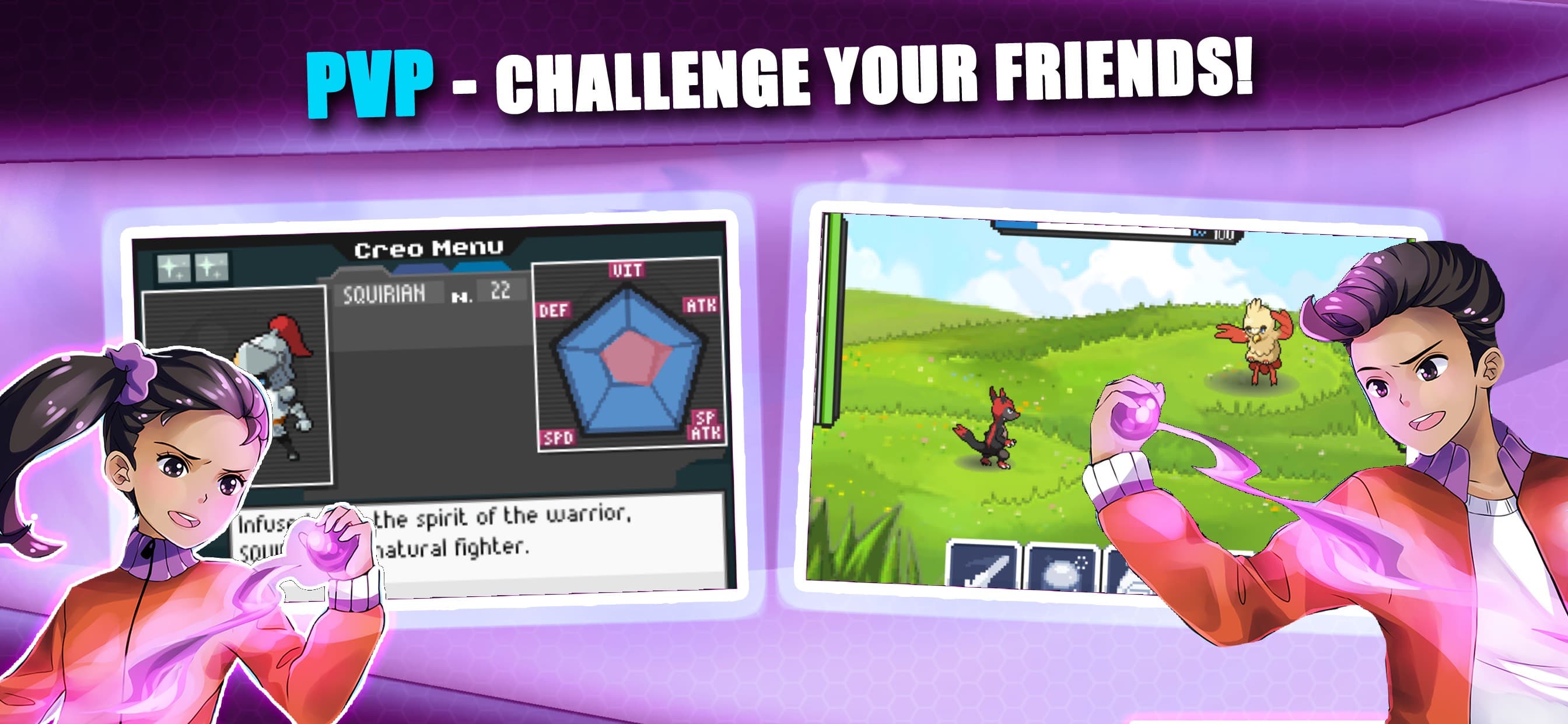 EvoCreo™: Pocket Monster Game screenshot 5 - screenshot