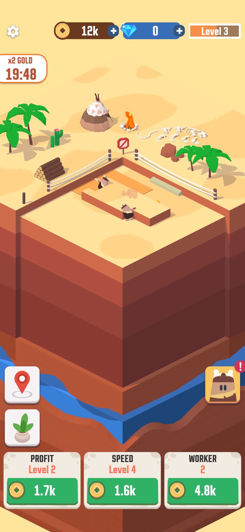 Idle Digging screenshot 1 - screenshot