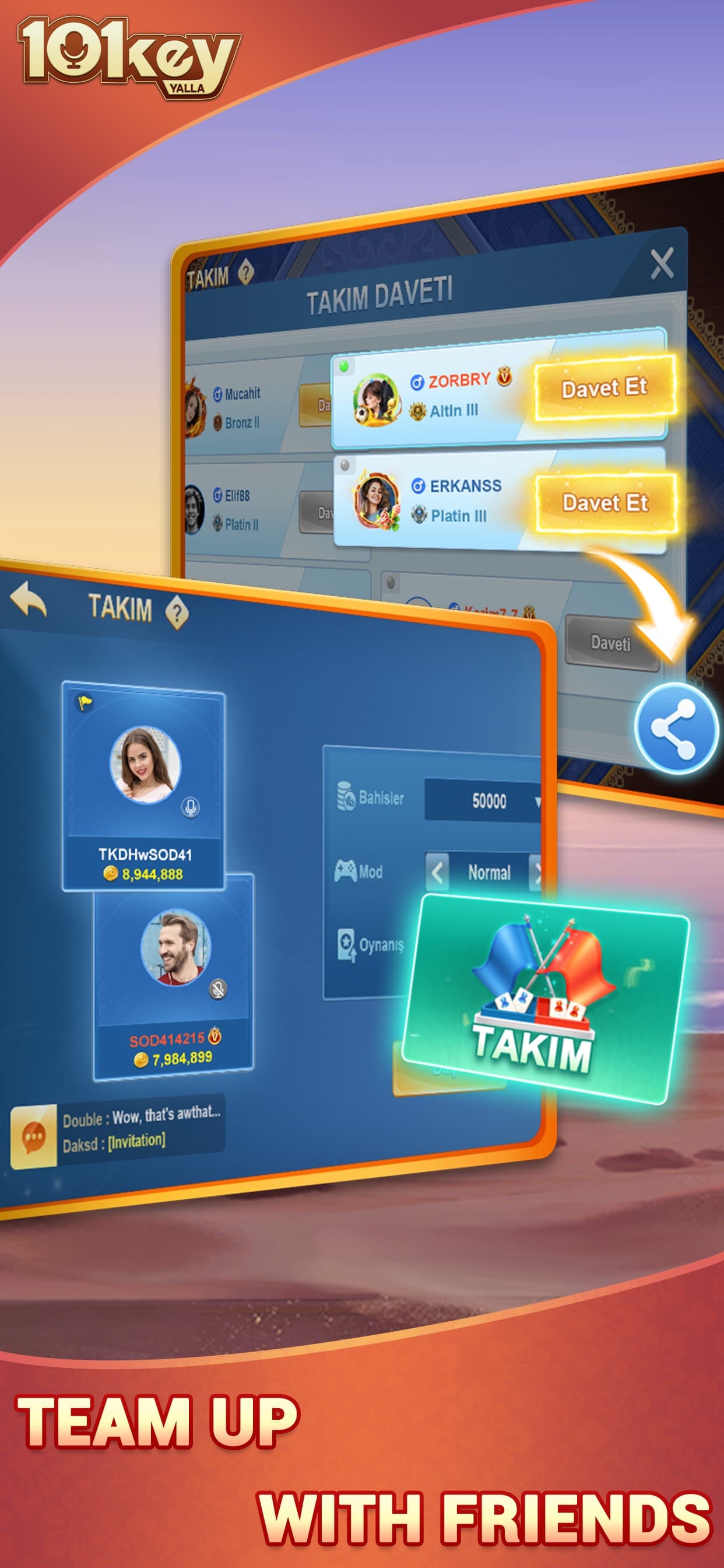 101 Okey Yalla: Live & Chat screenshot 3 - screenshot