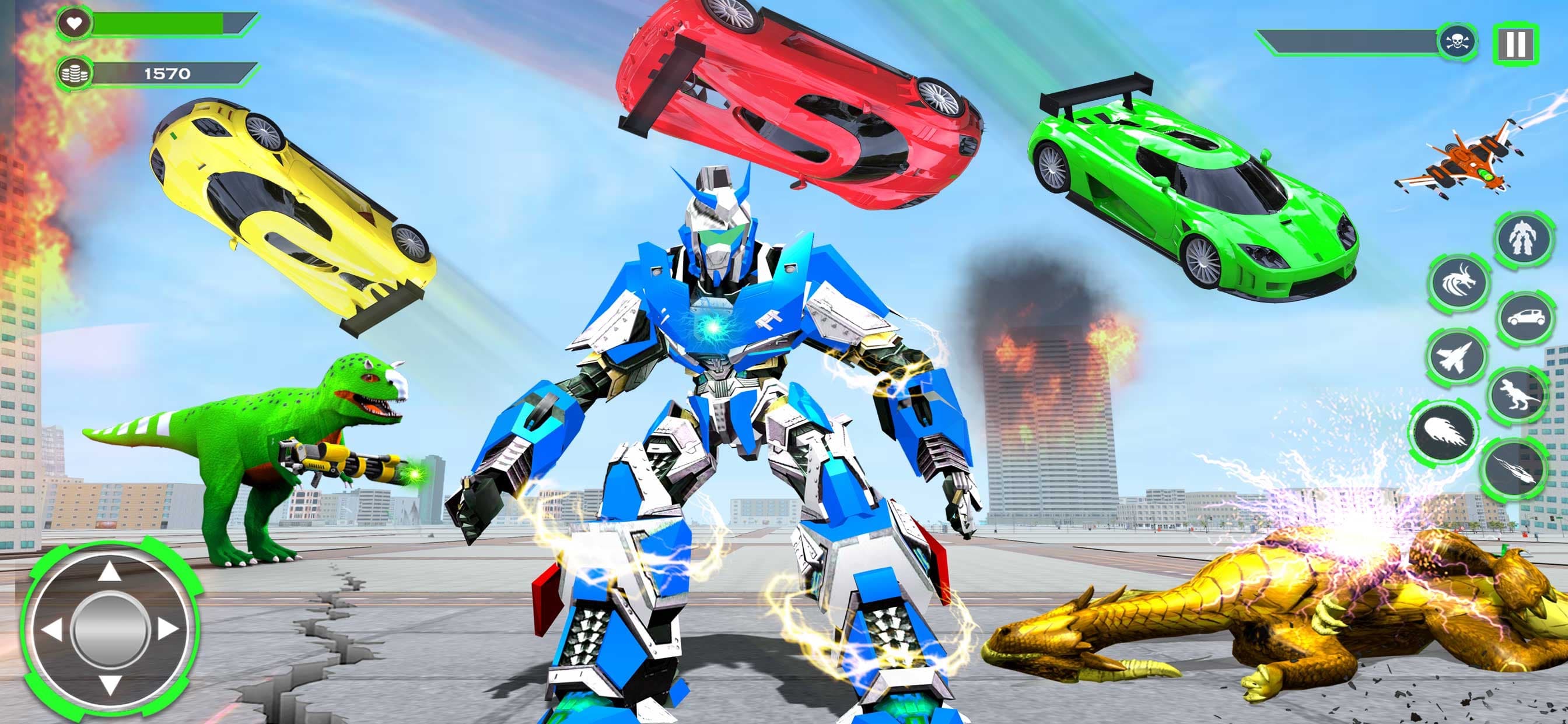 Wild Dino Robot Transform Game screenshot 2 - screenshot