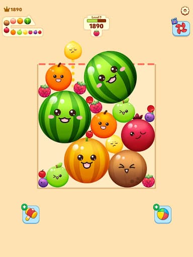 Fruit Merge-Juicy Melon Puzzle screenshot 10 - screenshot