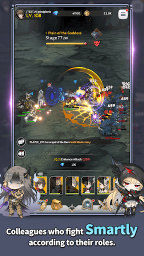 Gran Saga Idle:KNIGHTSxKNIGHTS screenshot 2 - screenshot