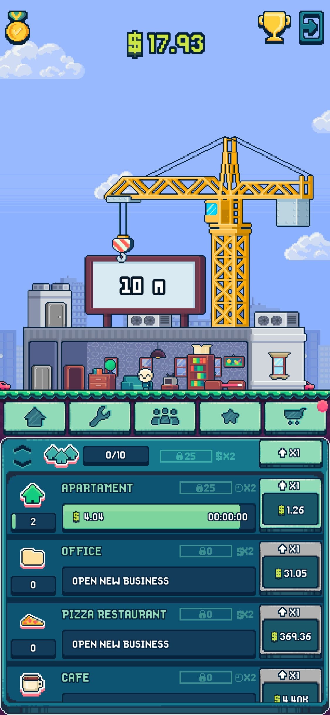Tower Tycoon - Idle Simulator screenshot 5 - screenshot