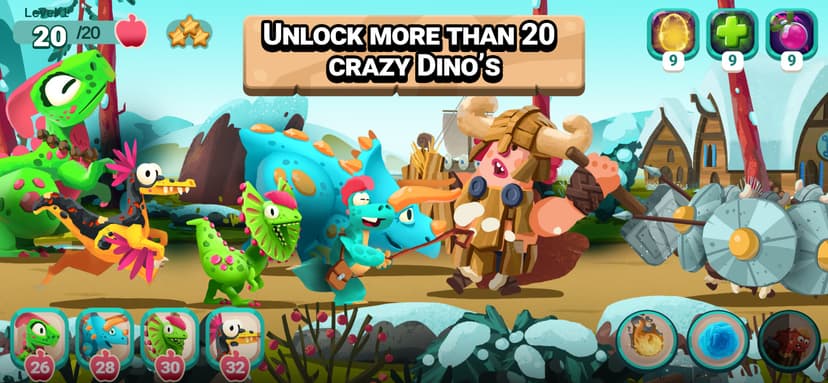 Dino Bash: Travel Through Time screenshot 3 - screenshot
