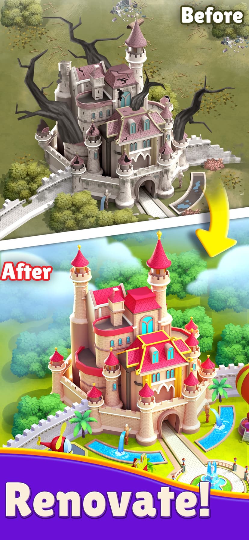 Funtown - Theme Park Match 3 screenshot 4 - screenshot