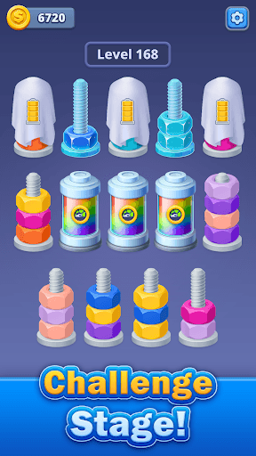 Nuts Factory: Sort Puzzle screenshot 2 - screenshot