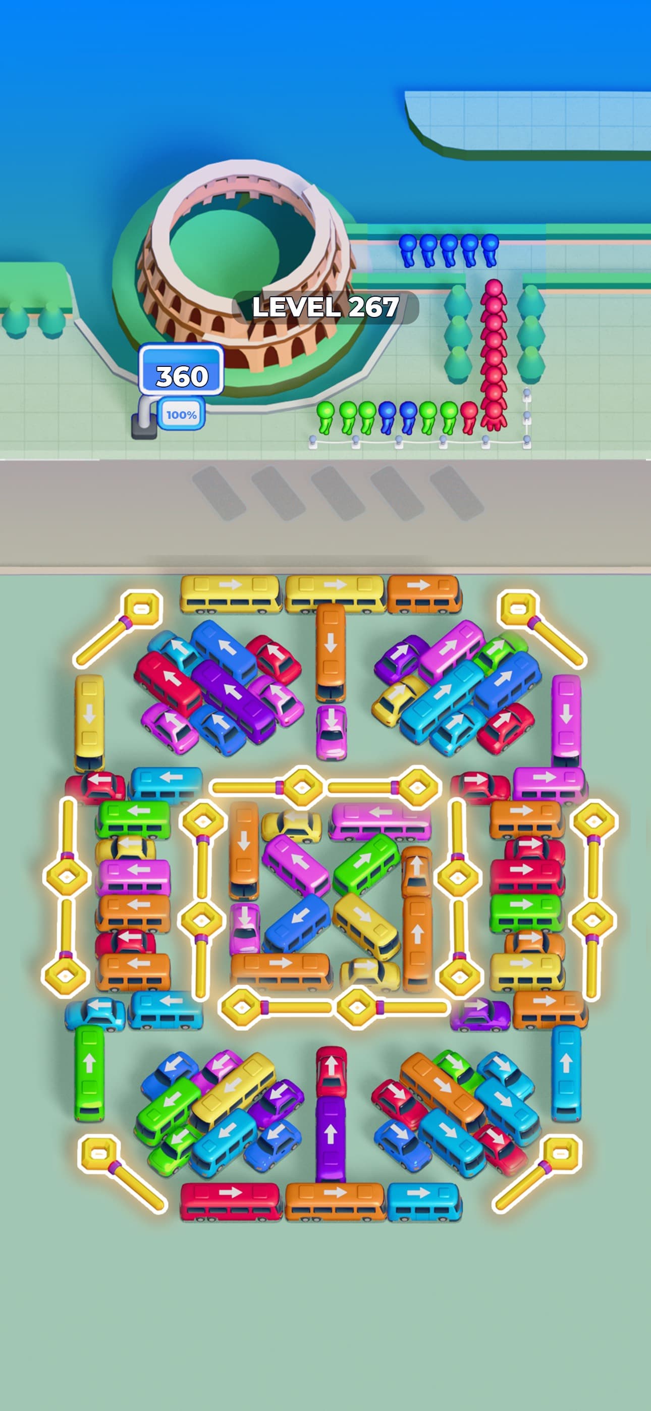 Bus Sort: Color Parking Jam screenshot 1 - screenshot