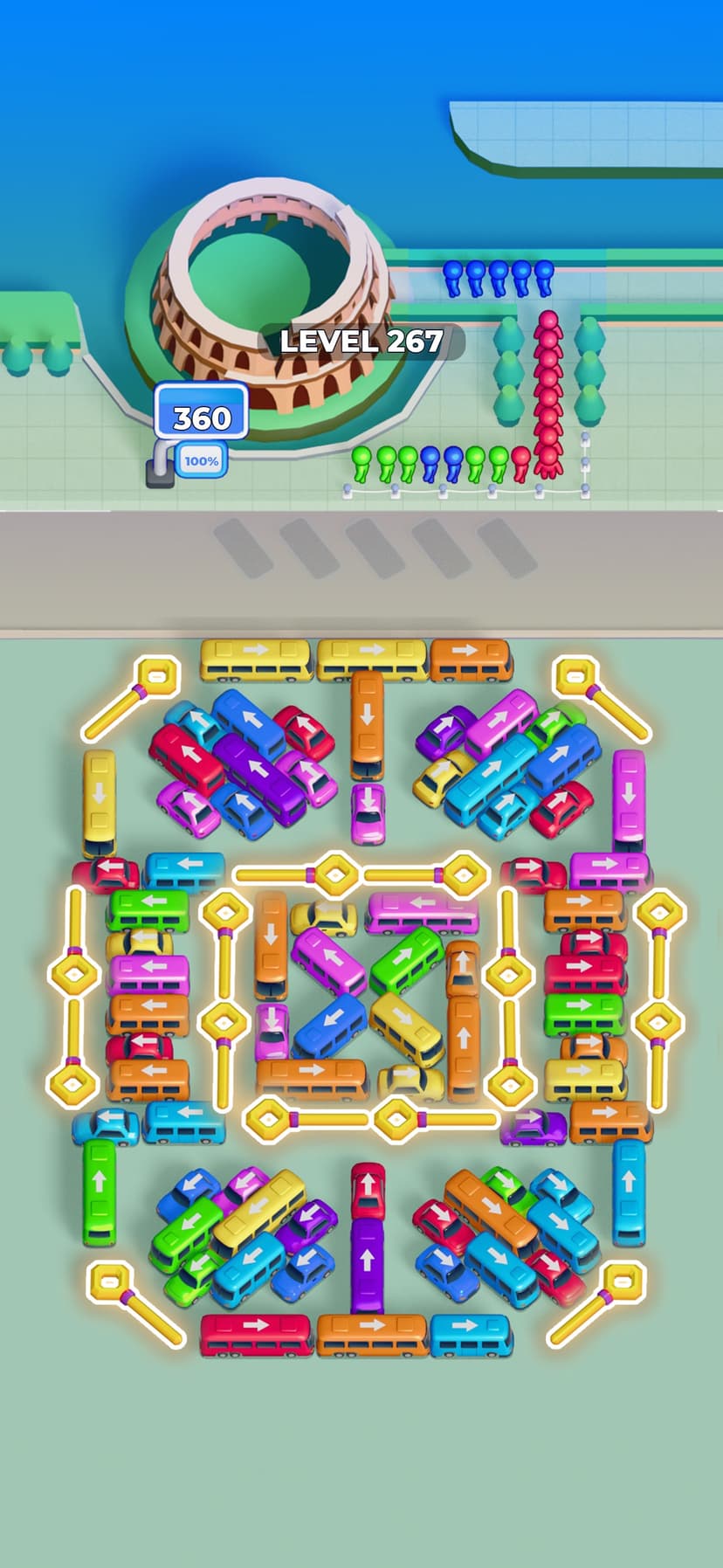 Bus Sort: Color Parking Jam screenshot 1 - screenshot