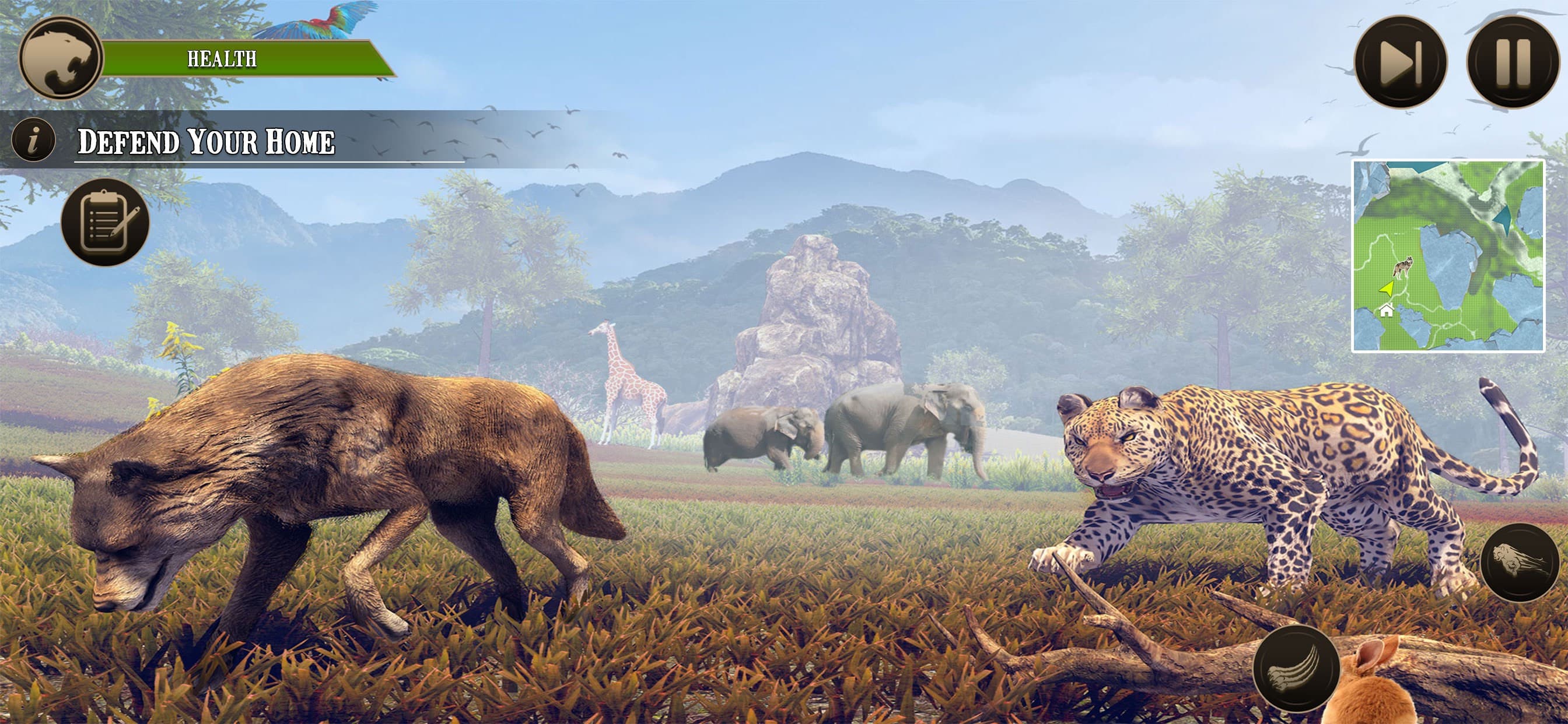 Wild Leopard Family Life Sim screenshot 5 - screenshot