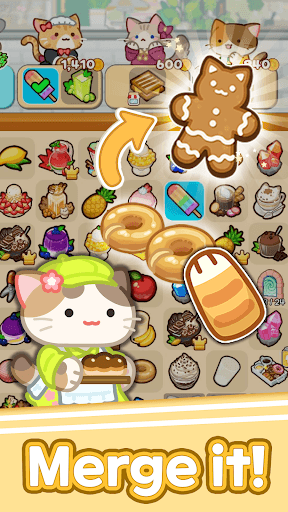 Merge Meow Cafe : Coffee cat screenshot 11 - screenshot