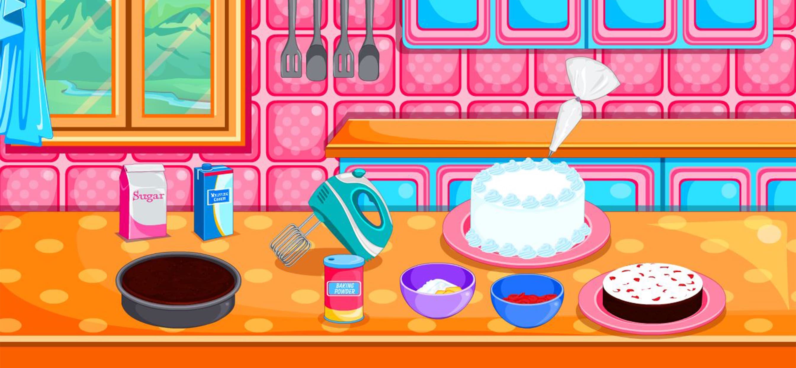 Baking black forest cake games screenshot 1 - screenshot