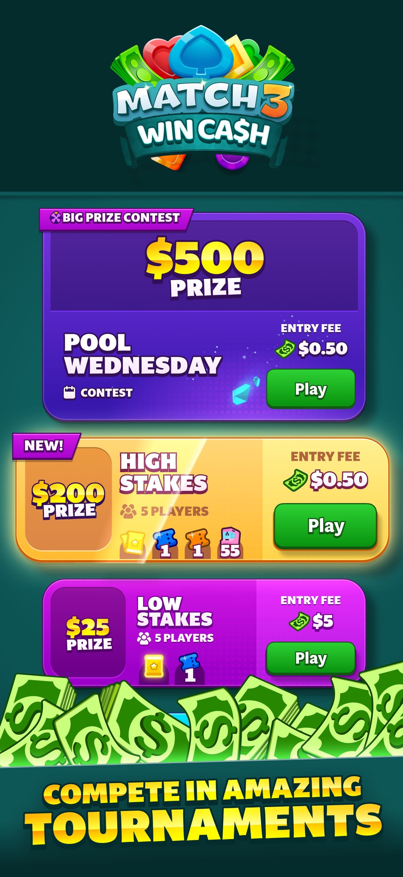 Match3 - Win Cash screenshot 5 - screenshot