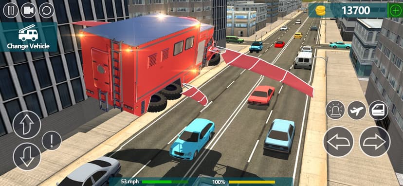 Fire Truck Flying Car screenshot 5 - screenshot