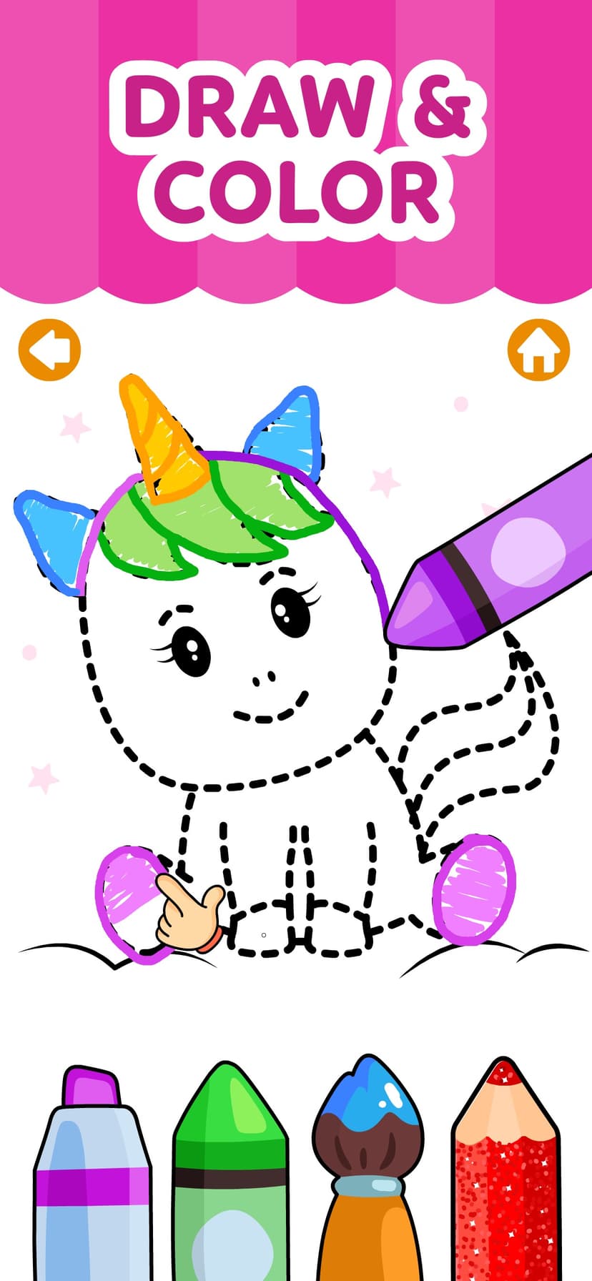 My Unicorn Coloring Club Games screenshot 2 - screenshot